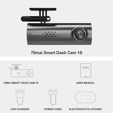 Charger l'image dans la galerie, 70mai Car DVR 1S APP & English Voice Control 70mai 1S 1080P HD Night Vision 70mai 1S Dash Camera Recorder WiFi 70mai Dash Cam