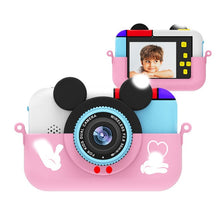 Charger l'image dans la galerie, Children Mini Digital Camera Mic 2.4 Inch IPS Screen 1080P HD Camera Video Selfie Mini SLR Children Toy Camera Birthday Gift