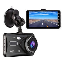 Charger l'image dans la galerie, Car DVRS Dash Cam Car Video Recorder Dual Lens Full HD 1080P 4" IPS Vehicle Camera Front+Rear Night Vision G-sensor Parking