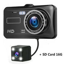 Charger l&#39;image dans la galerie, 4&#39;&#39; Car DVR Camera Dual Lens HD 1080P Dash Cam Auto Digital Video Recorder Dashcam Camera IPS Touch Screen G-Sensor WDR Car DVRs
