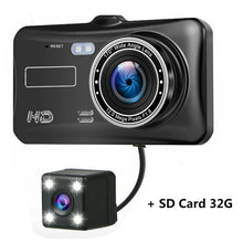 Charger l&#39;image dans la galerie, 4&#39;&#39; Car DVR Camera Dual Lens HD 1080P Dash Cam Auto Digital Video Recorder Dashcam Camera IPS Touch Screen G-Sensor WDR Car DVRs
