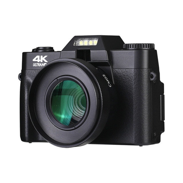 4K Digital Camera Video Vlogging Camcorder for YouTube WIFI Portable Handheld 16X Digital Zoom 30MP HD Nightvision Selfie Camera