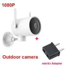 Charger l&#39;image dans la galerie, 2020 xiaomi Smart Outdoor Camera WIFI Waterproof PTZ webcam 270 angle 1080P Dual antenna signal IP Cam Night vision Mi home APP
