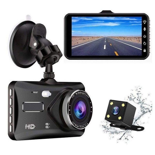 Car DVRS Dash Cam Car Video Recorder Dual Lens Full HD 1080P 4