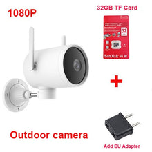 Charger l&#39;image dans la galerie, 2020 xiaomi Smart Outdoor Camera WIFI Waterproof PTZ webcam 270 angle 1080P Dual antenna signal IP Cam Night vision Mi home APP
